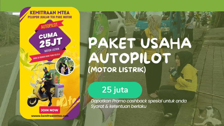 Promo Autopilot Paket Motor Listrik Mtea Mobile Tea