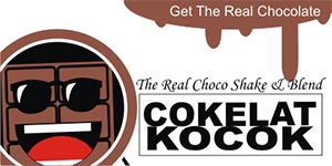 Logo Cokelat Kocok (The Real Choco Shake & Blend)
