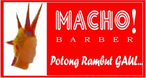 Logo MACHO! BARBER