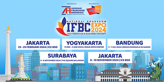 INFO FRANCHISE & BUSINESS CONCEPT (IFBC) EXPO 2024 Jakarta Februari