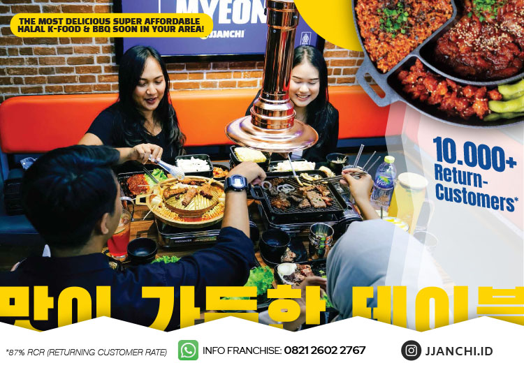 Kemitraan Peluang Resto K-BBQ & Hotpot Jjanchi Korean Street Food