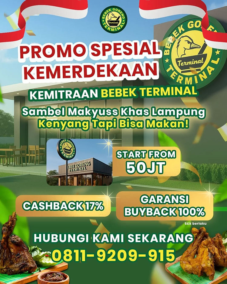 Promo Spesial Kemerdekaan Kemitraan Bebek Terminal