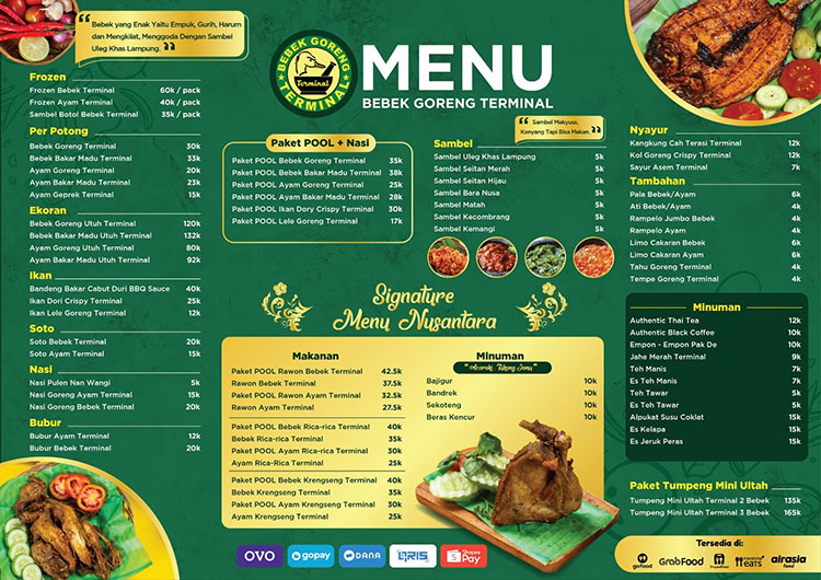 Franchise Peluang Usaha Restoran Tradisional Autopilot Bebek Terminal
