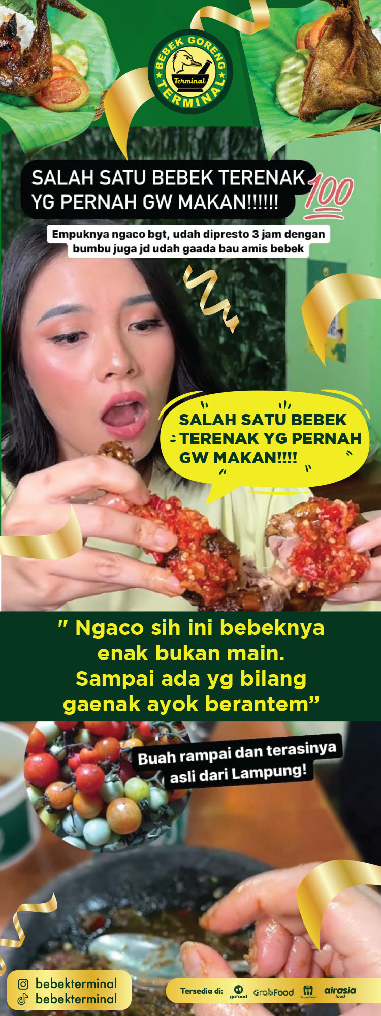 Franchise Peluang Usaha Restoran Tradisional Autopilot Bebek Terminal