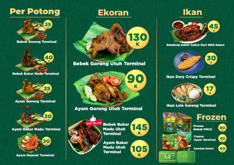 Franchise Peluang Usaha Restoran Tradisional Autopilot Bebek Terminal