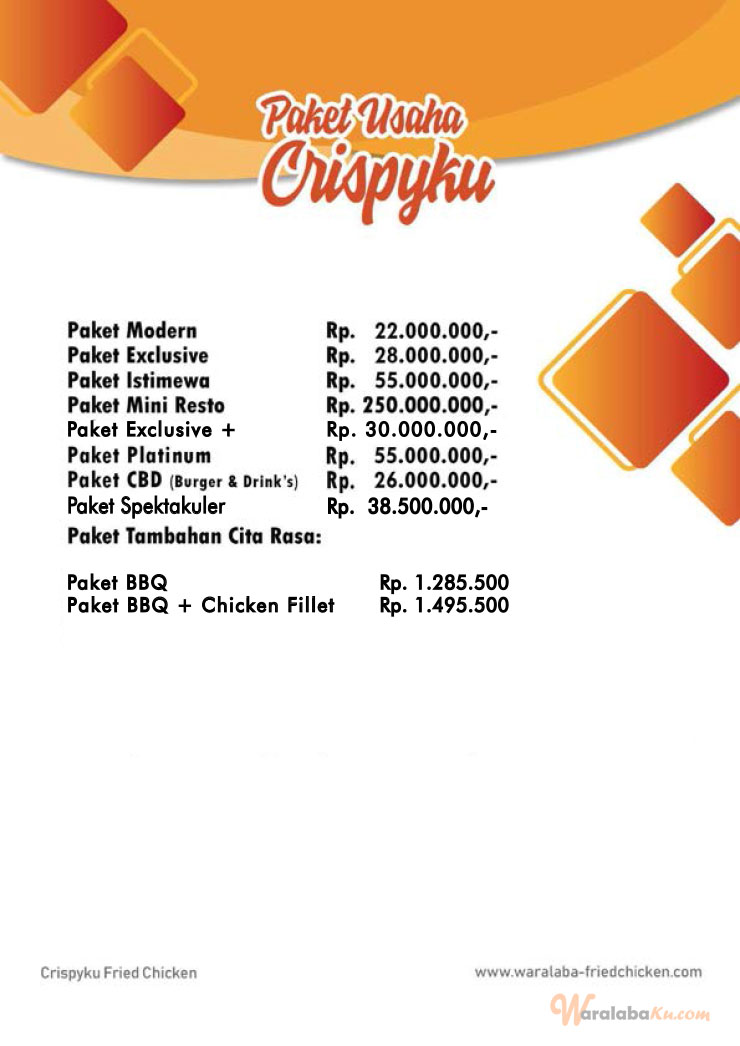 Franchise Peluang Usaha Crispyku Fried Chicken