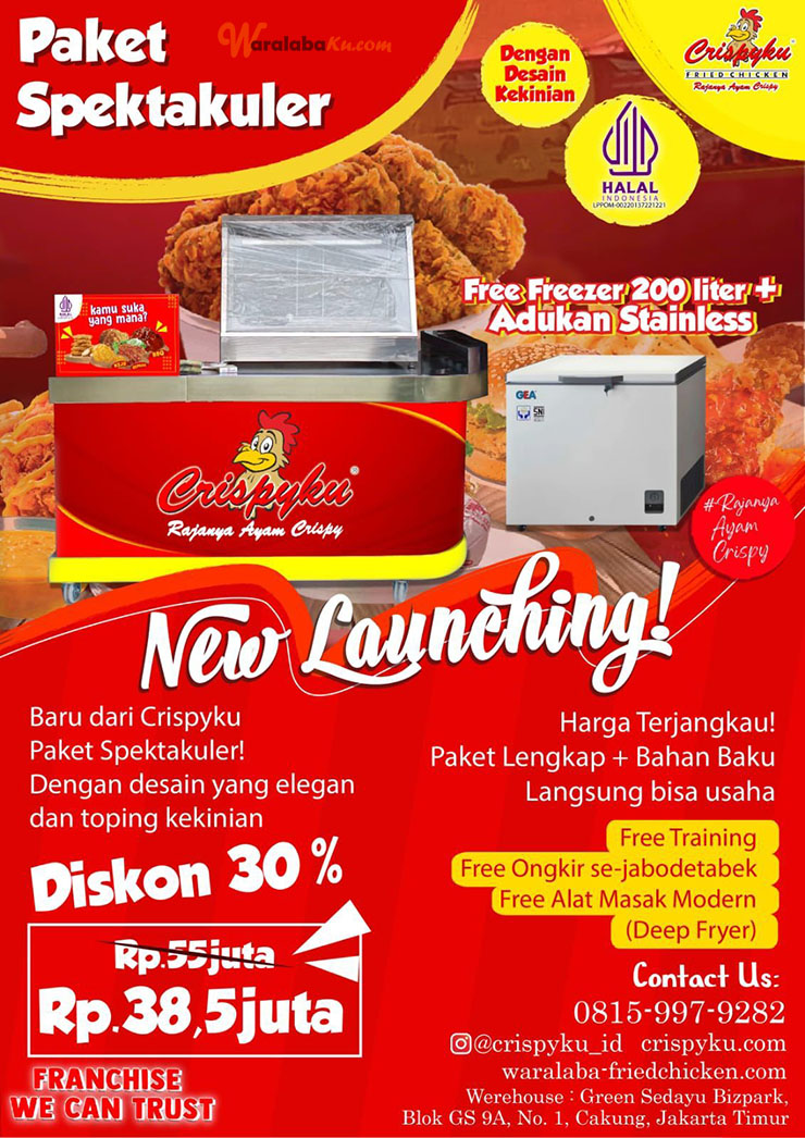 Promo Franchise Crispyku Fried Chicken