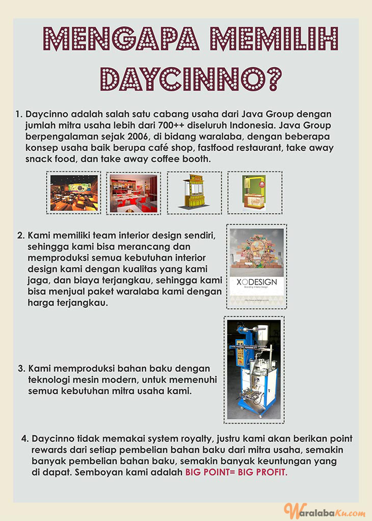 Franchise Peluang Usaha DAYCINNO