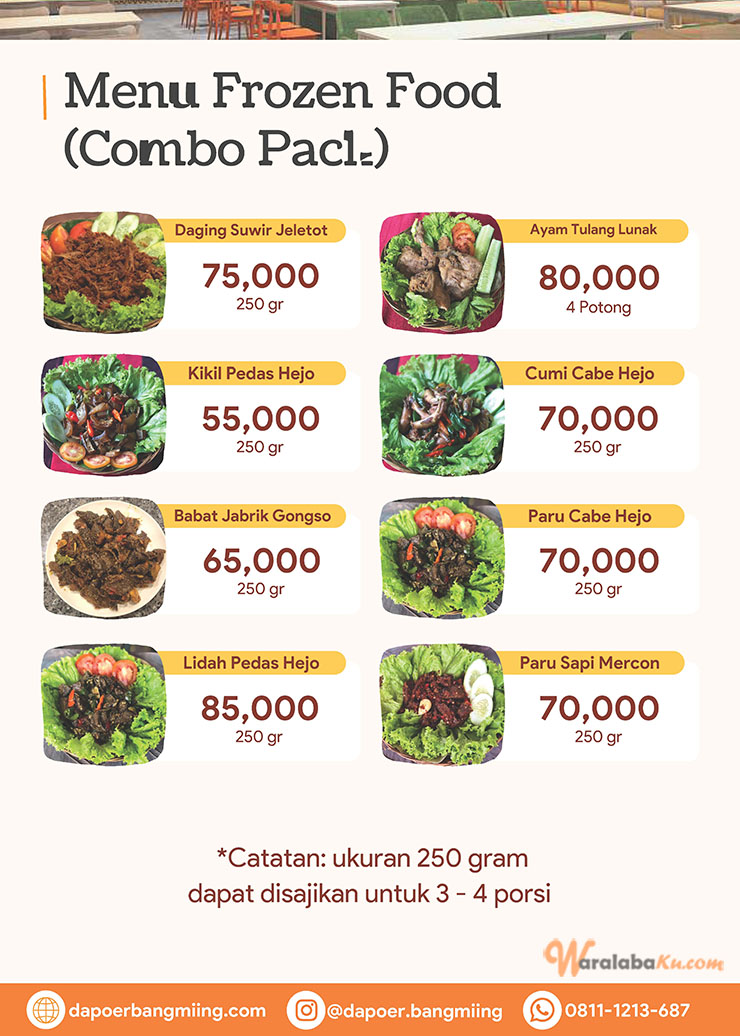 Franchise Peluang Usaha Restaurant | Dapoer Bang Miing