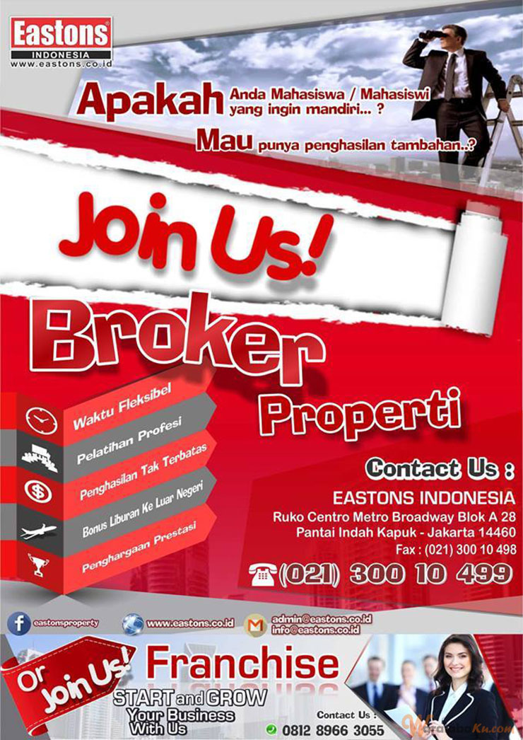 Franchise Eastons Indonesia ~ Peluang Bisnis Broker Property