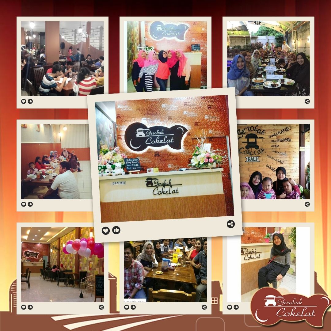 Franchise Peluang Usaha GEROBAK COKELAT Galeri Outlet & Menu