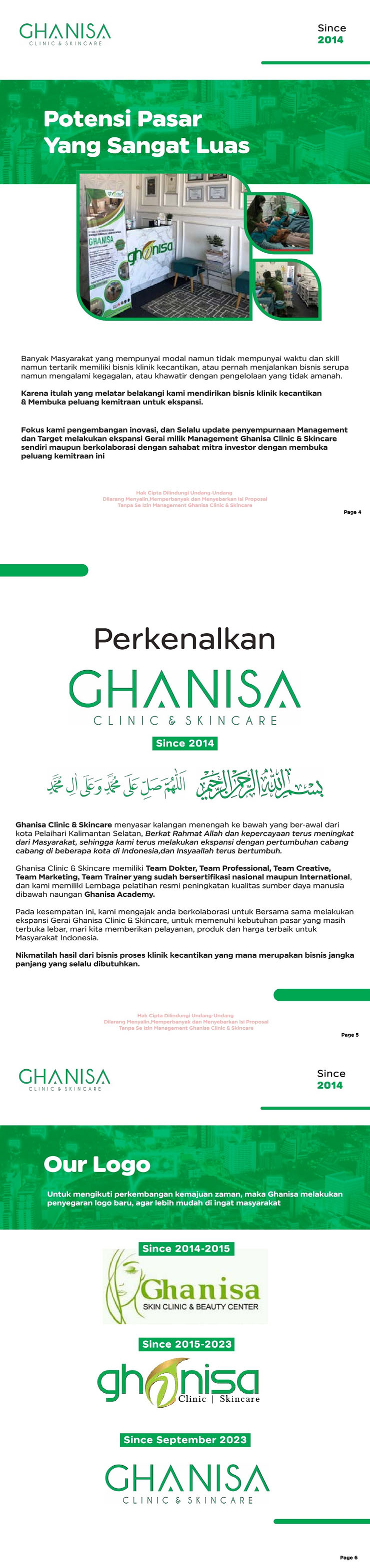 Franchise Peluang Usaha Salon Muslimah ghanisa aesthetic indonesia