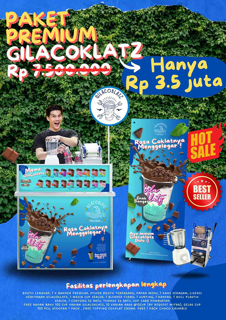 Kemitraan / Peluang Bisnis Minuman Chocolate Ice Blend Gilacoklatz
