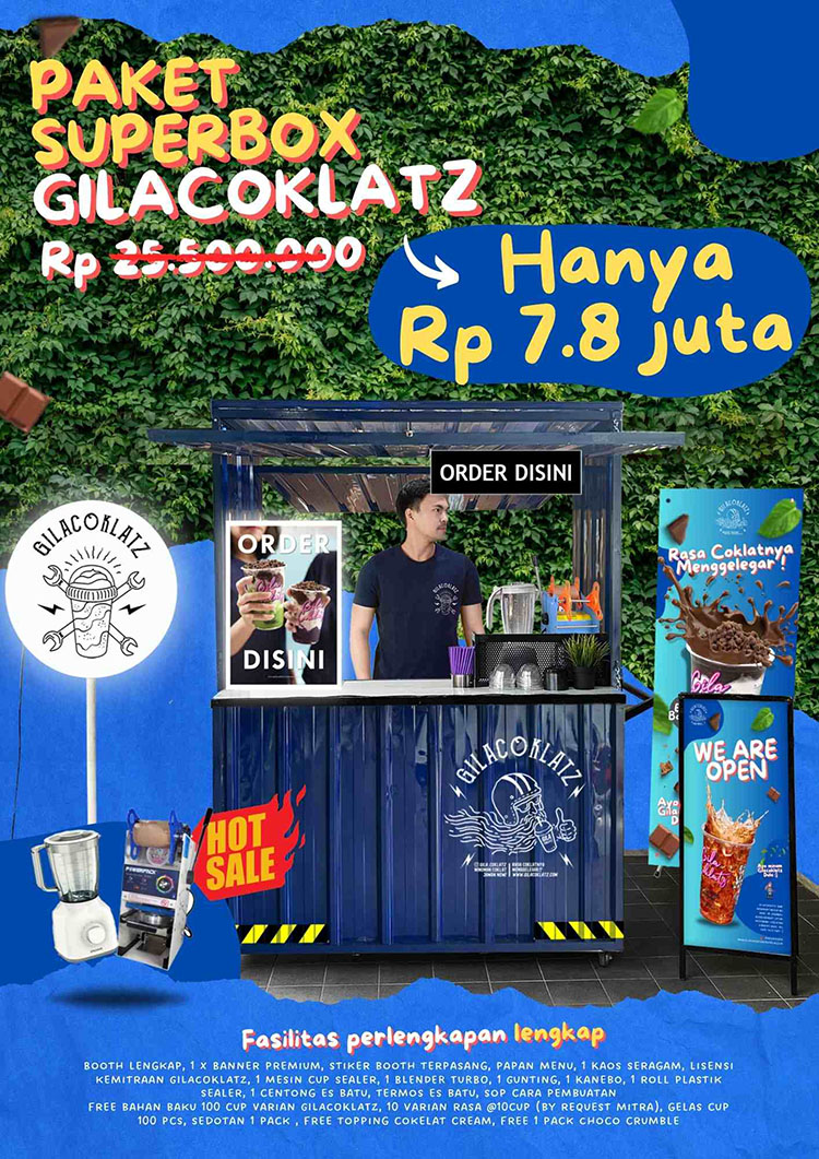 Kemitraan / Peluang Bisnis Minuman Chocolate Ice Blend Gilacoklatz