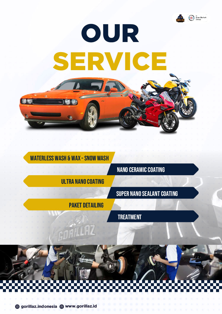 Franchise Peluang Usaha Bisnis Cucian Mobil Motor Sepeda Gorillaz