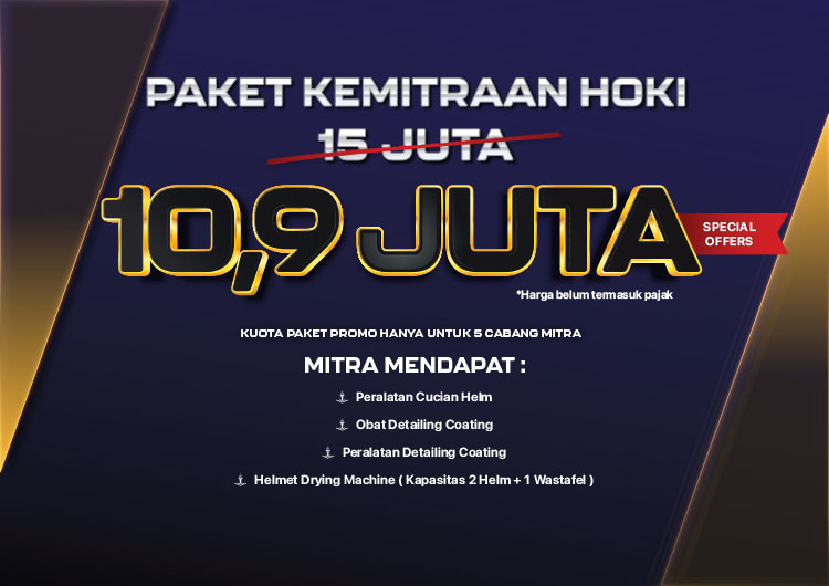 Kemitraan / Peluang Bisnis Jasa Cuci Dan Salon Helm Modal Kecil