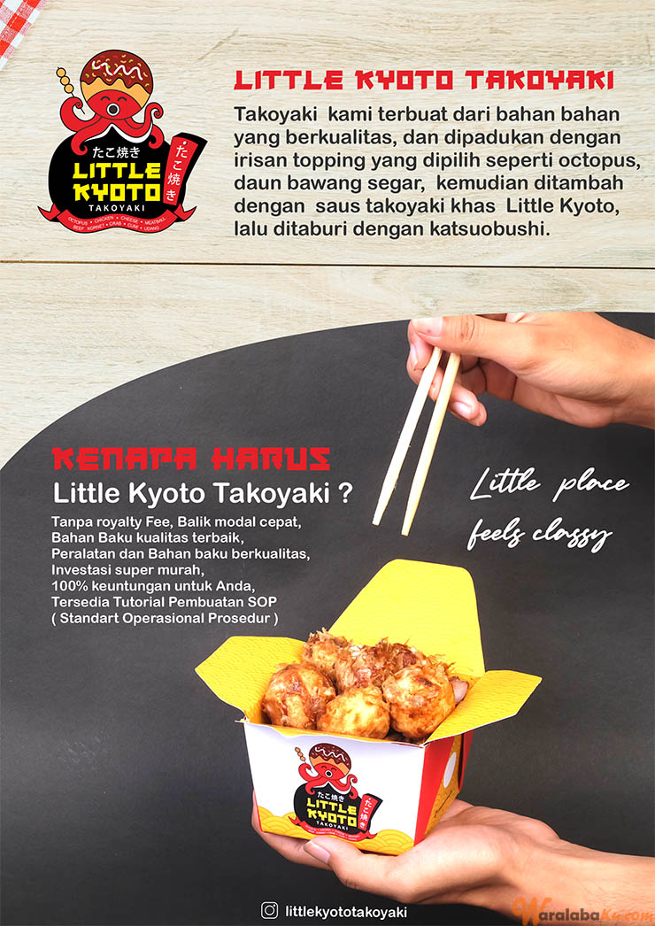 Franchise Peluang Usaha Makanan Takoyaki | Little Kyoto Takoyaki