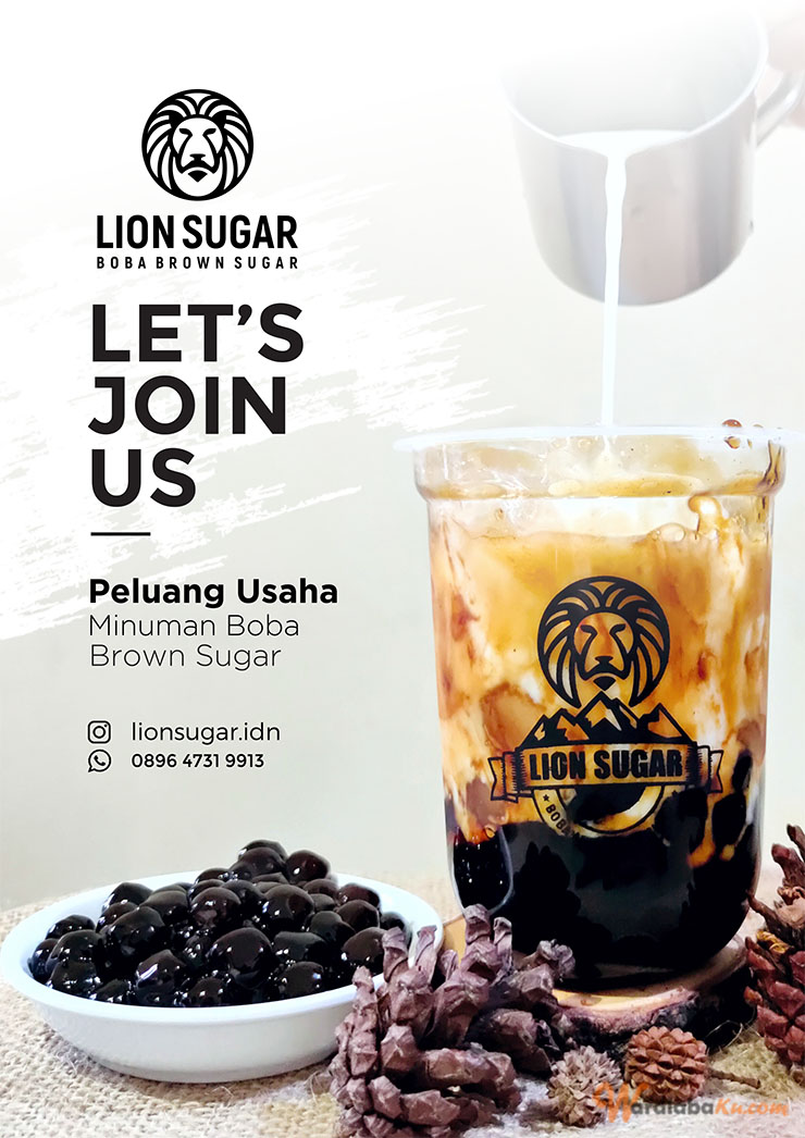 Franchise Peluang Usaha Minuman Boba - LION SUGAR