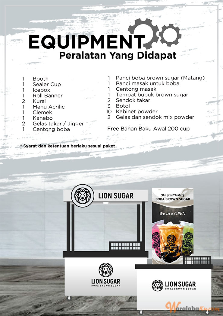 Franchise Peluang Usaha Minuman Boba - LION SUGAR