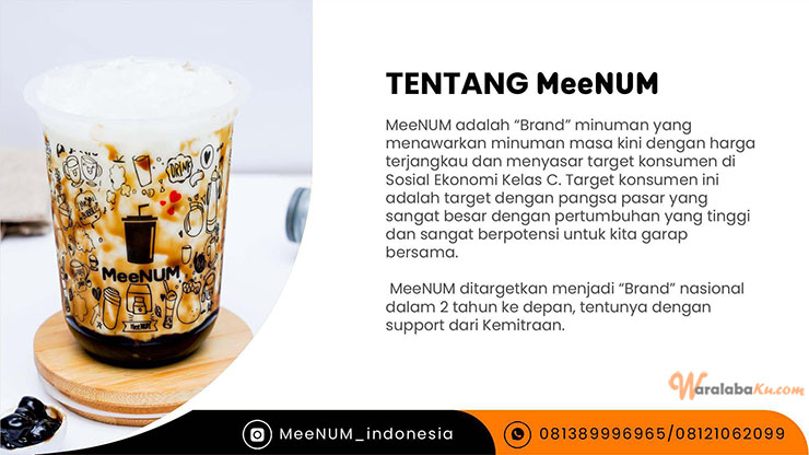 Franchise Peluang Usaha Minuman Kekinian ~ MeeNUM