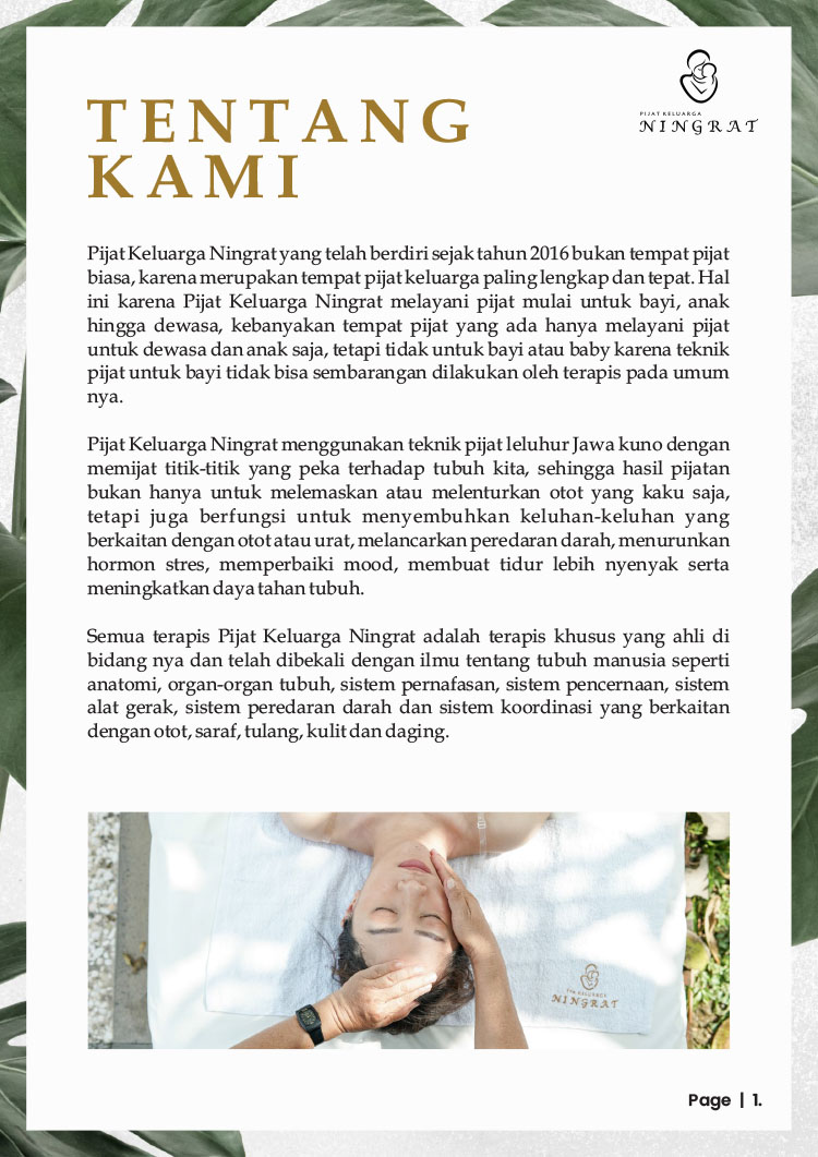 Kemitraan Peluang Bisnis Pijat Bayi, Anak, & Dewasa Teknik Tradisional Jawa Kuno