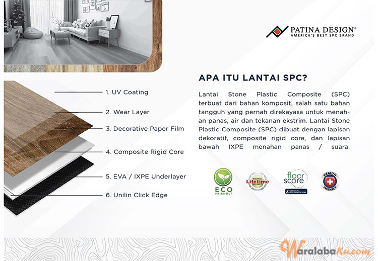 Franchise Patina Design ~ Peluang Bisnis Lantai SPC | Aksesoris Lantai