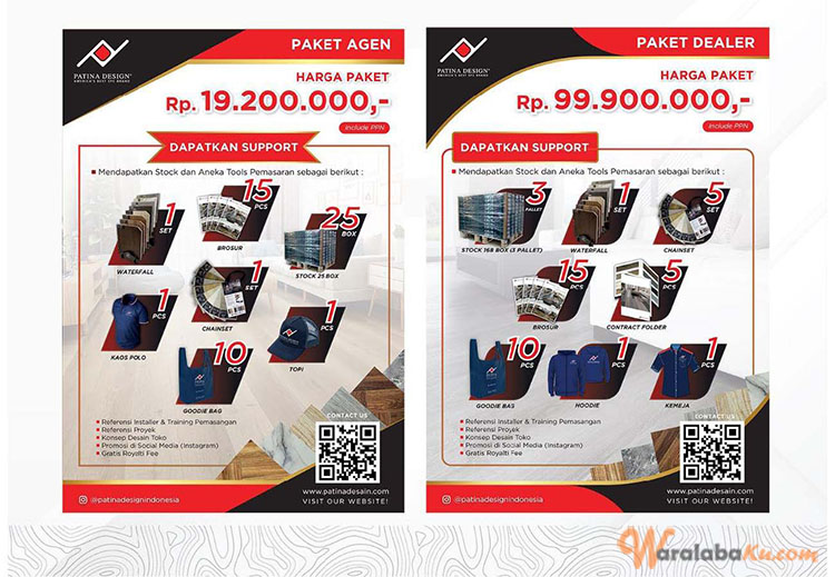 Franchise Patina Design ~ Peluang Bisnis Lantai SPC | Aksesoris Lantai