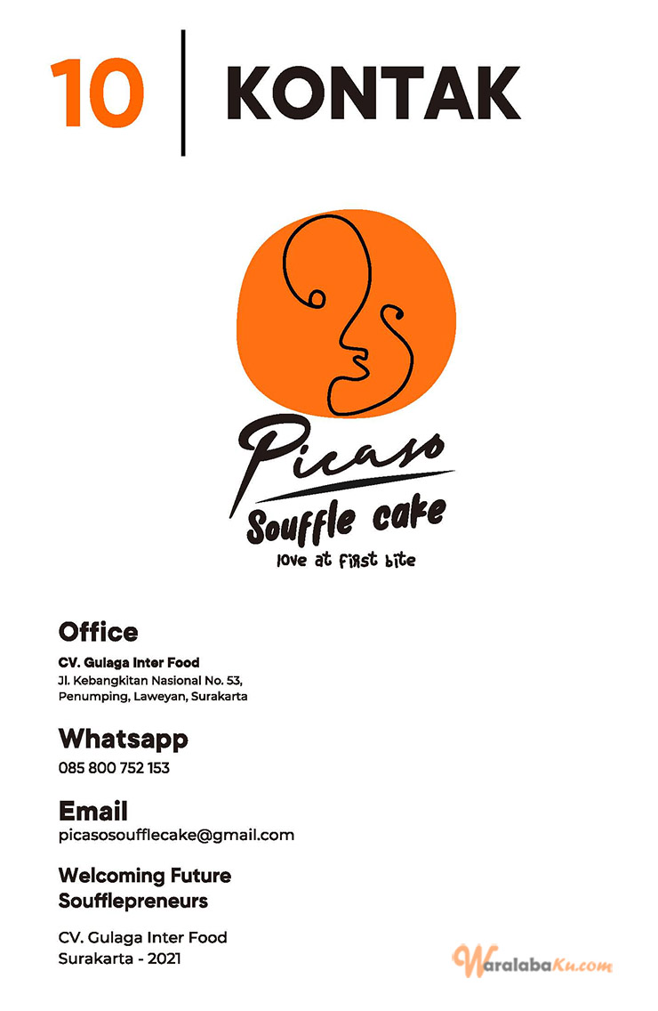 Franchise Peluang Usaha Makanan | Picaso Souffle Cake