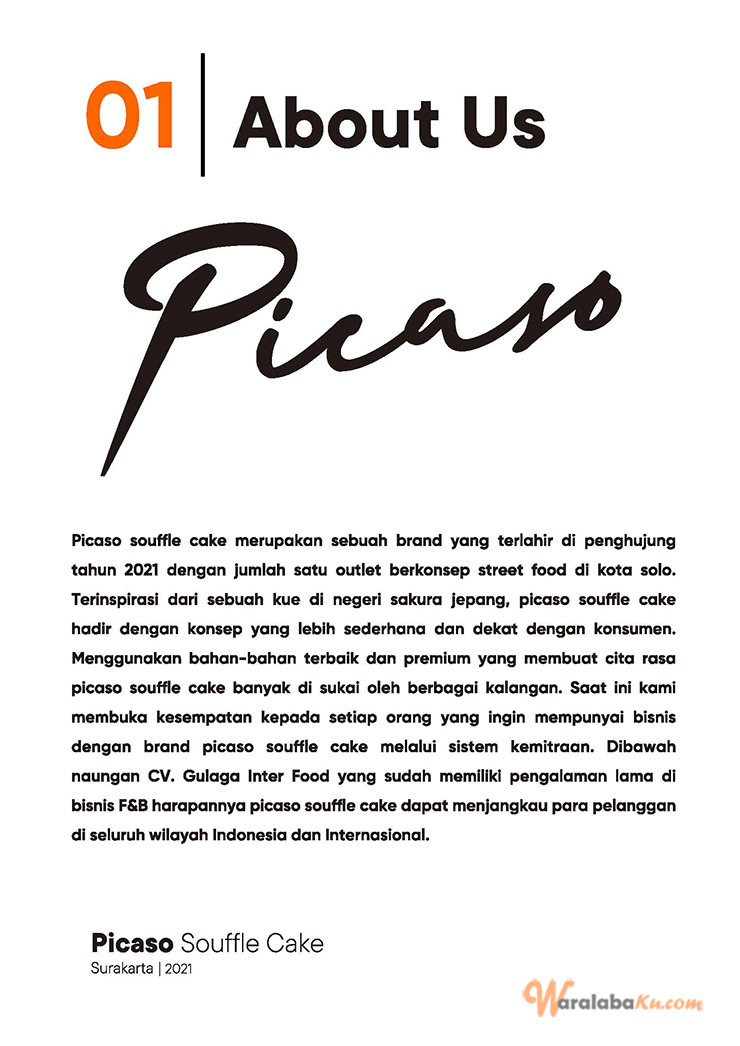 Franchise Peluang Usaha Makanan | Picaso Souffle Cake