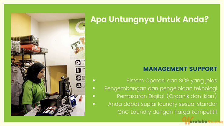 Franchise Peluang Usaha Quick & Clean (QnC) Laundry