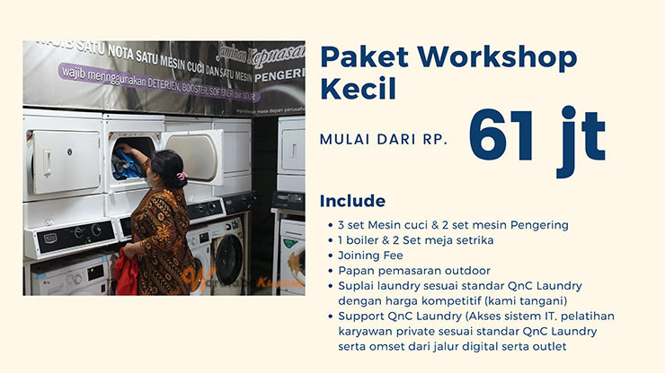 Franchise Peluang Usaha Quick & Clean (QnC) Laundry