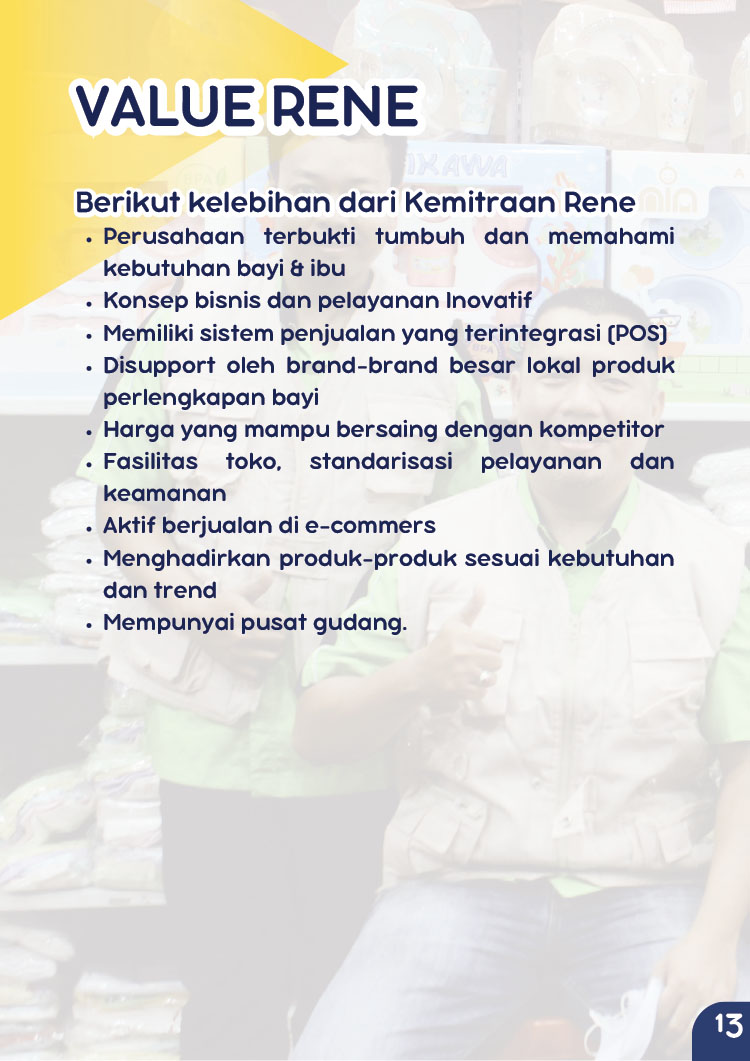 Kemitraan Peluang Bisnis Baby Shop Rene ~ Retail Pakaian & Perlengkapan Bayi