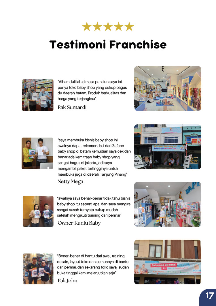 Kemitraan Peluang Bisnis Baby Shop Rene ~ Retail Pakaian & Perlengkapan Bayi