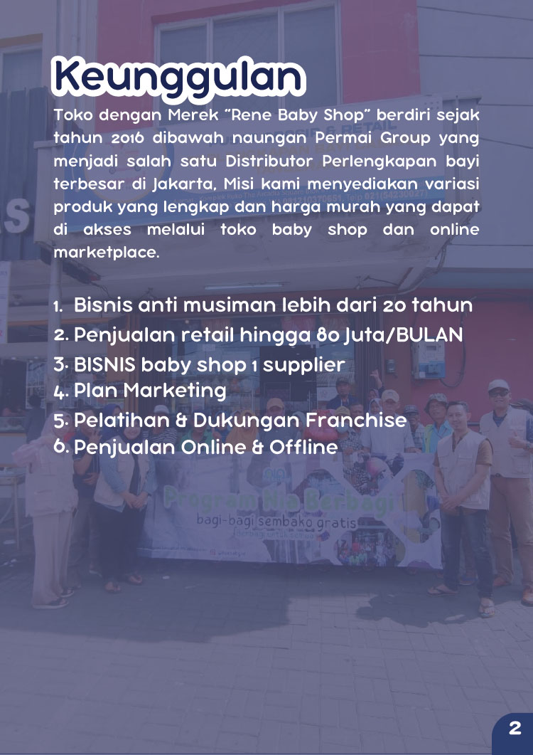 Kemitraan Peluang Bisnis Baby Shop Rene ~ Retail Pakaian & Perlengkapan Bayi