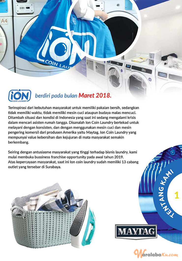 Franchise Peluang Usaha Jasa Laundry | ION COIN LAUNDRY