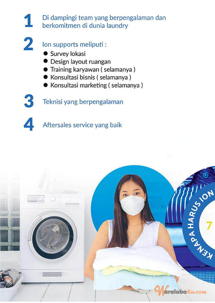 Franchise Peluang Usaha Jasa Laundry | ION COIN LAUNDRY