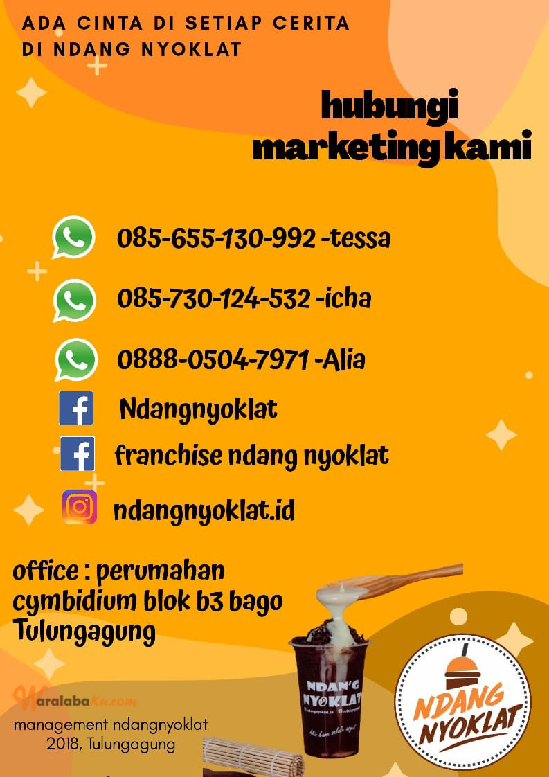 Franchise Peluang Usaha Minuman Cokelat - Ndangnyoklat