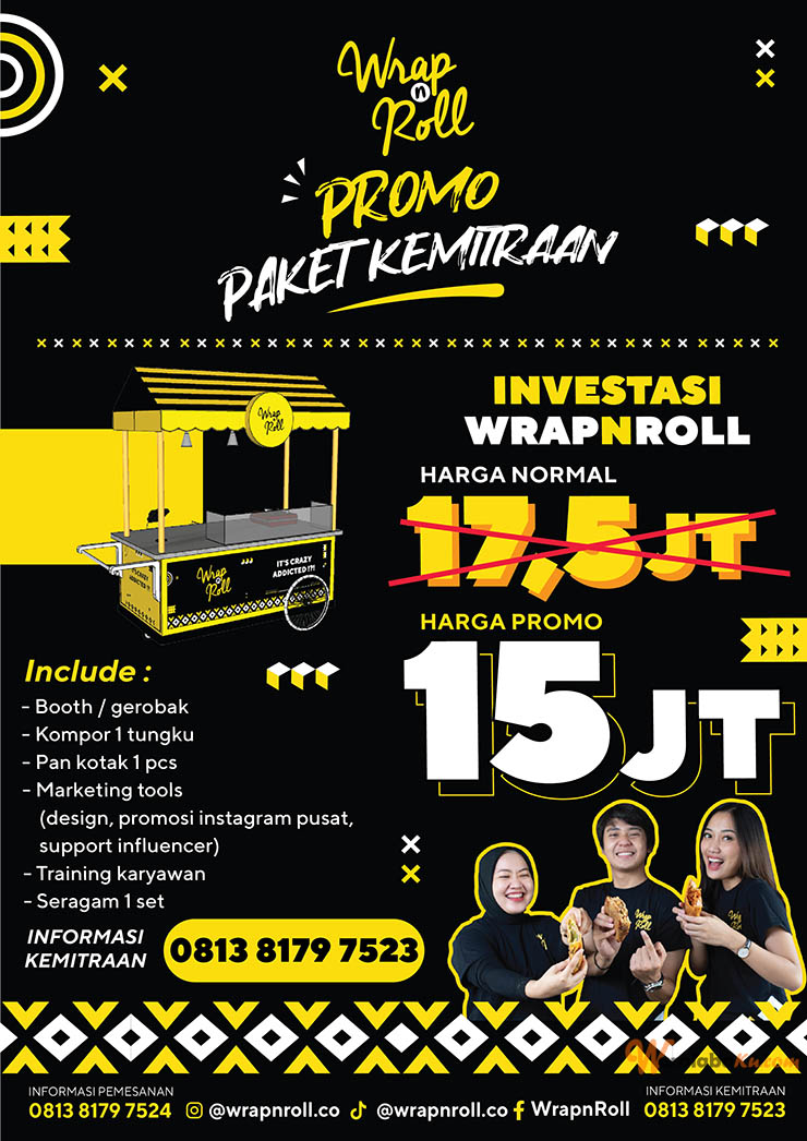 Franchise Peluang Usaha Makanan Lumpia | Wrap N Roll