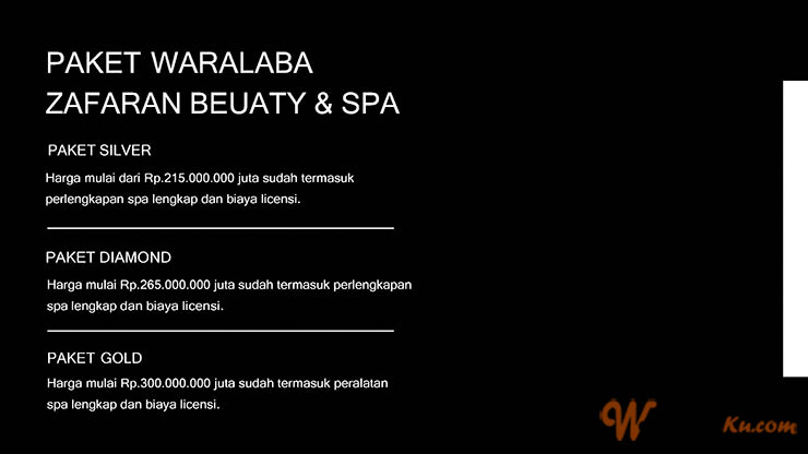 Franchise Peluang Usaha Zafaran Beauty And Spa