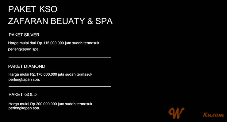 Franchise Peluang Usaha Zafaran Beauty And Spa