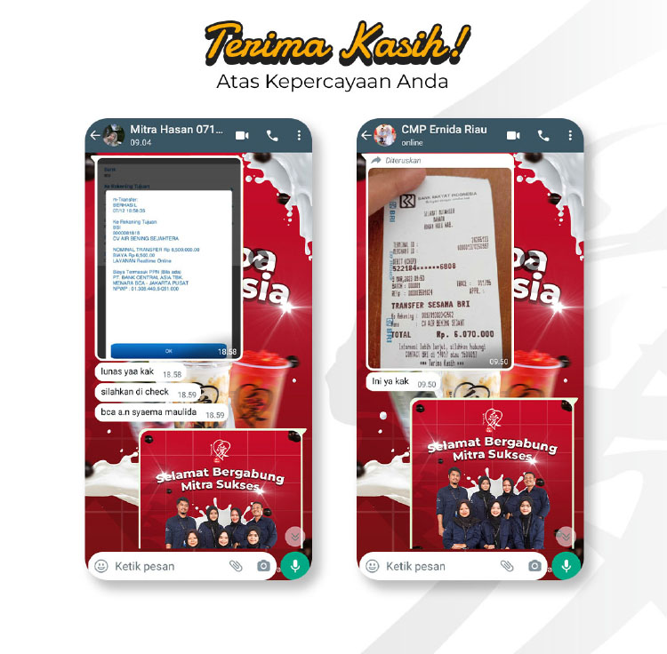 Kemitraan Peluang Bisnis Minuman Boba & Milktea