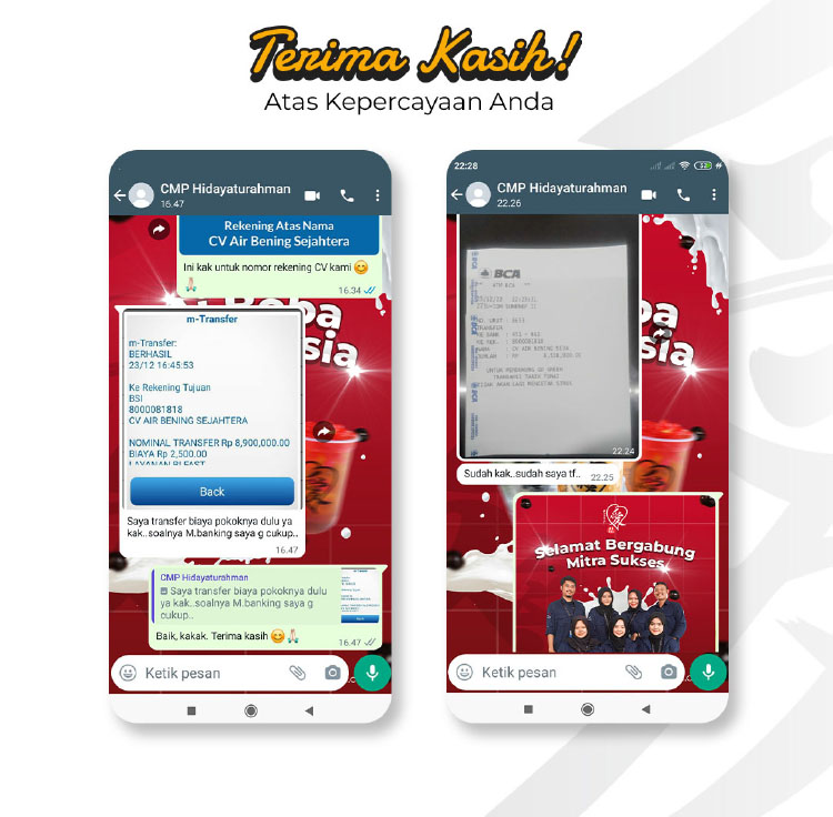 Kemitraan Peluang Bisnis Minuman Boba & Milktea