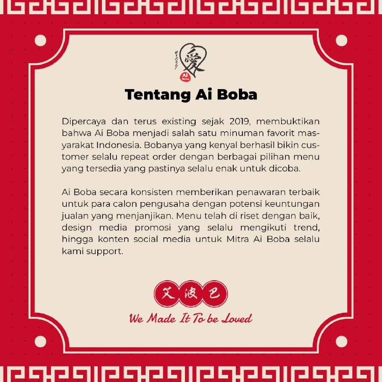 Kemitraan Peluang Bisnis Minuman Boba & Milktea