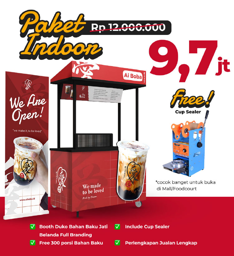 Kemitraan Peluang Bisnis Minuman Boba & Milktea