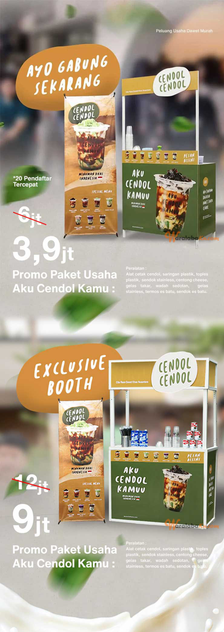 Franchise Peluang Usaha Minuman Cendol | Aku Cendol Kamu