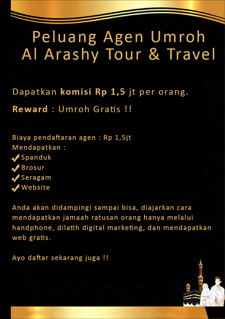 Informasi Pendaftaran Agen Umroh Al Arashy Tour & Travel