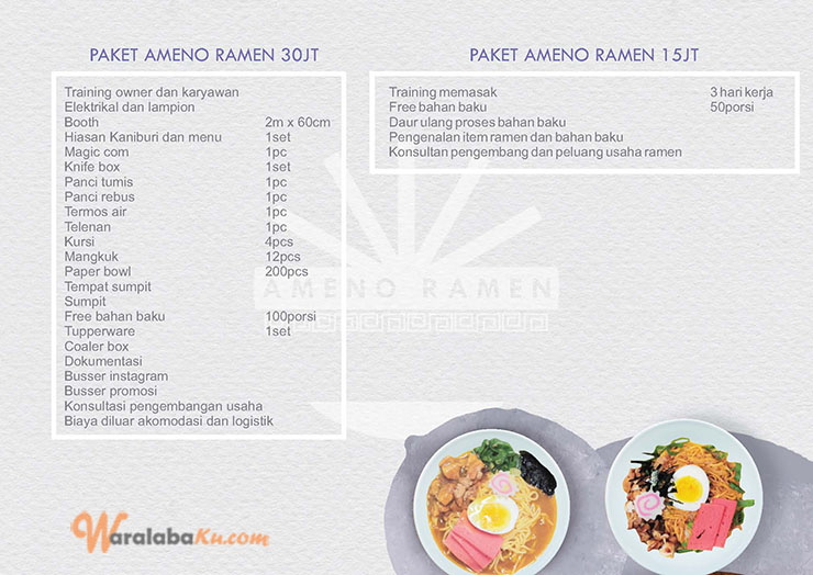 Franchise Peluang Usaha Makanan Ameno Ramen