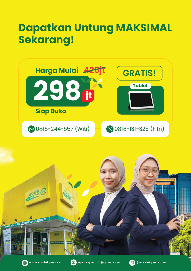 Peluang Bisnis Kesehatan, Bisnis Apotek, Apotek Pasfarma