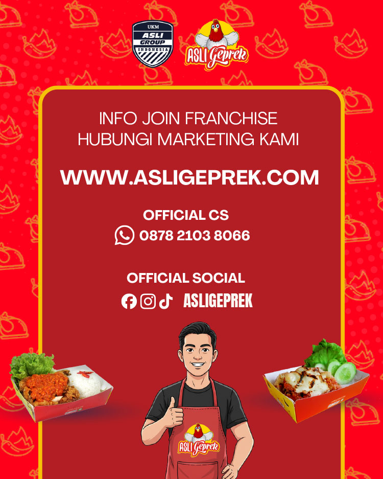 Kemitraan / Peluang Bisnis Restoran Fast Food Asli Geprek