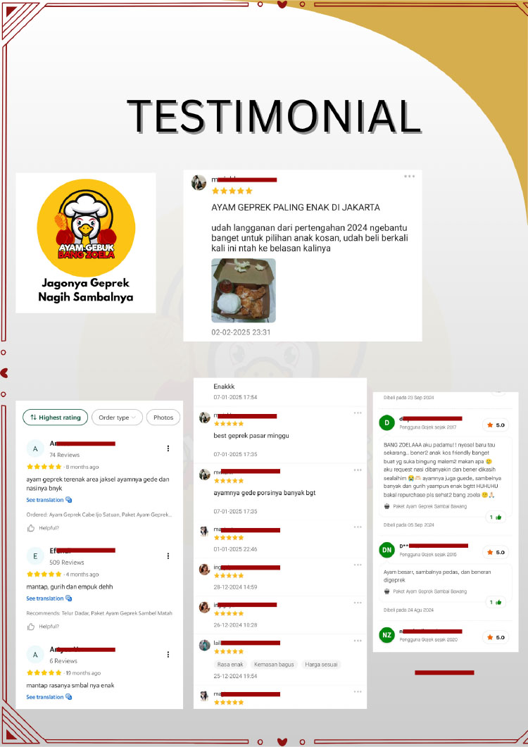 Kemitraan / Peluang Bisnis Autopilot Ayam Geprek & Penyet Ayam Gebuk Bang Zoela